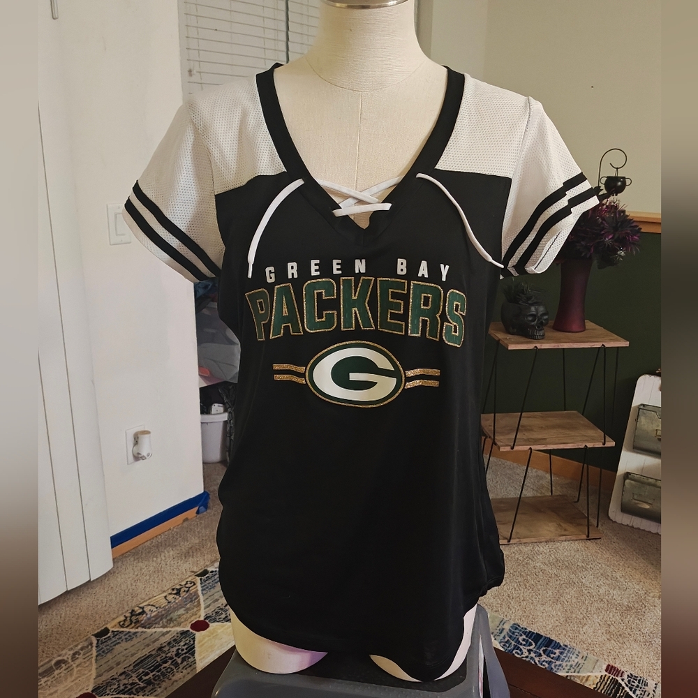 Team Apparel Black and White Women's Jersey